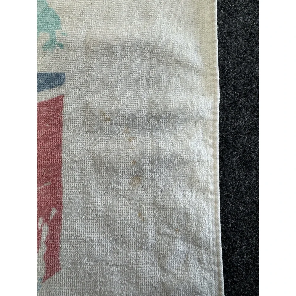 VTG 1988 Spuds MacKenzie Bud Light Surf Towel Beach Towel 34x57 USA